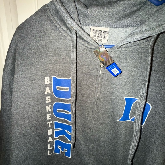 Duke Blue Devils Full Zip Jacket Basketball Black Size XL TRT Classics - Picture 5 of 9